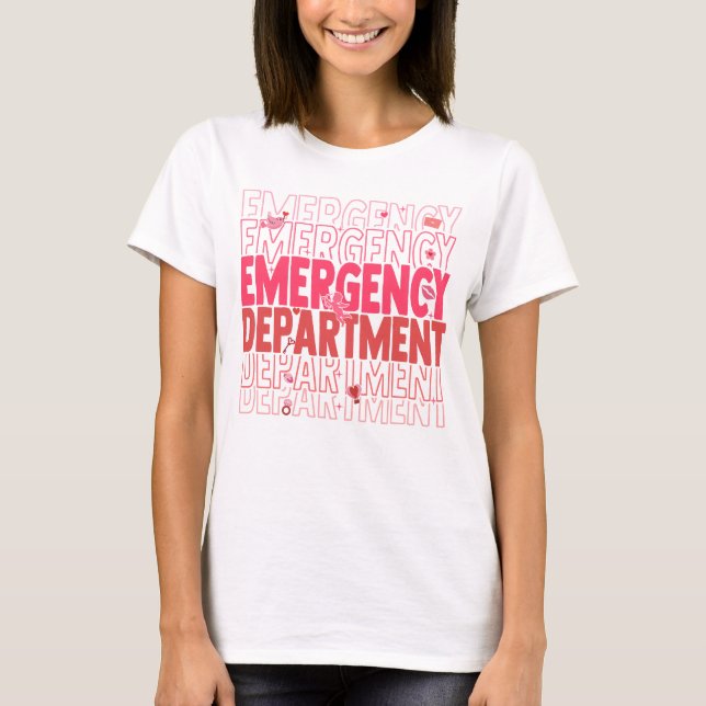 Emergency Department Valentine T-Shirt (Front)