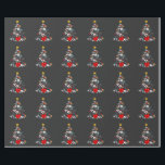 Emergency Department Xmas Tree Nurse Wrapping Paper<br><div class="desc">quilted Christmas tree,  holiday quilter,  patchwork Xmas,  sewing meme 2025,  festive stitching,  fabric art tree,  quilting lover gift,  crafty holiday</div>