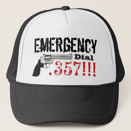 Emergency Dial 357 Trucker Hat