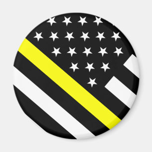 Emergency Dispatcher Flag Magnet