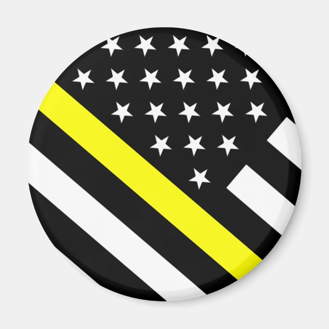 Emergency Dispatcher Flag Magnet (Front)