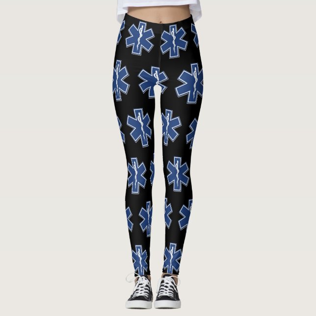 Emergency EMS Logo   Leggings (Front)