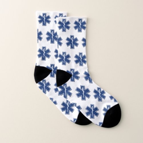 Emergency EMS Logo   Socks