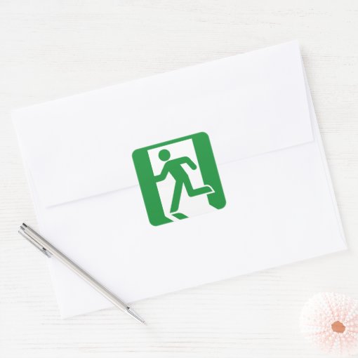 Emergency Exit Door Sticker Zazzle