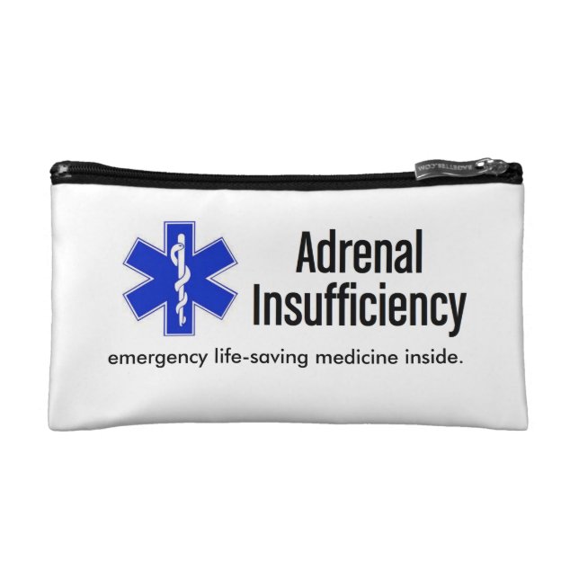 Emergency Kit Case: Life-Saving Steroids Makeup Bag (Front)