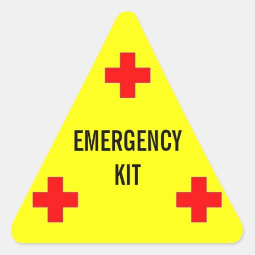 Emergency Kit Label