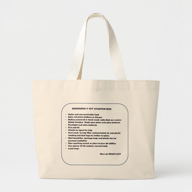 Emergency Kit Starter Bag (Front)
