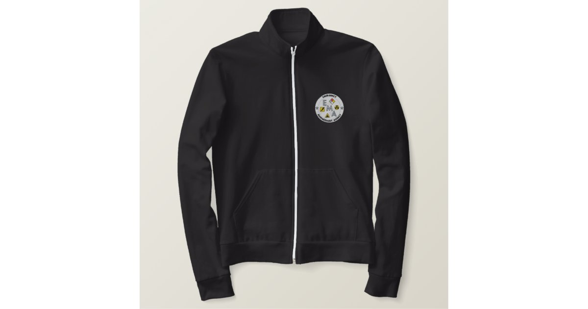 Emergency Management Agency Logo Embroidered Jacket Zazzle