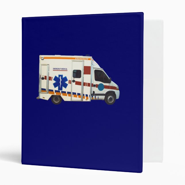 emergency medical 3 ring binder (Front/Inside)