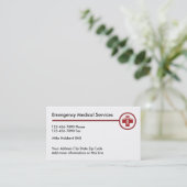 Emergency Medical Business Card (Standing Front)