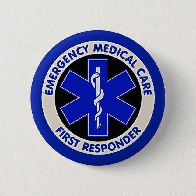 Emergency Medical Care First Responder Button (Front)