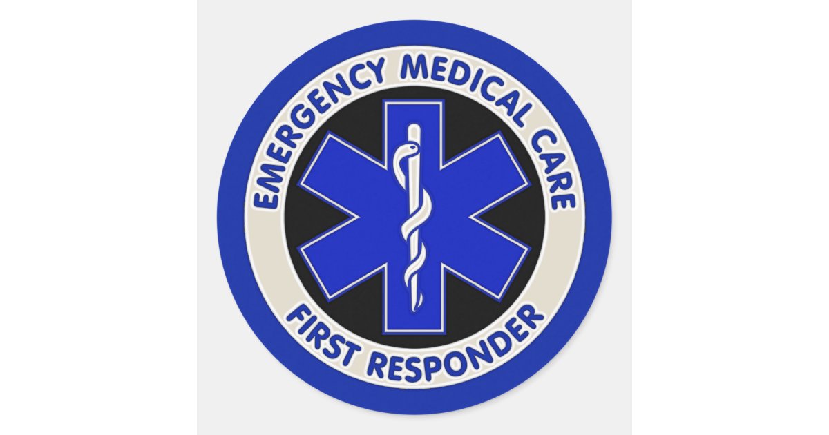 blank emergency medical first responder logo