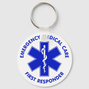 Emergency Medical Care First Responder Keychain