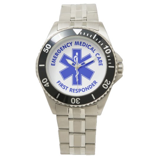 Emergency Medical Care First Responder Wrist Watch