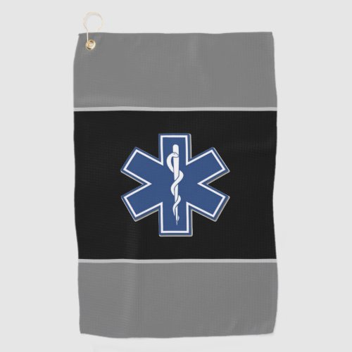 Emergency Medical Logo   Golf Towel