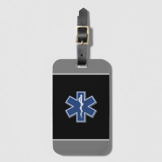 Emergency Medical Logo Luggage Tag