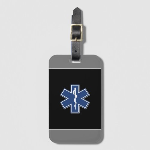 Emergency Medical Logo  Luggage Tag