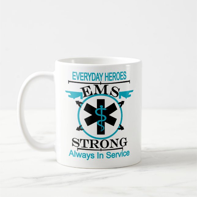 Emergency Medical Service Week Honoring EMS Worker Coffee Mug (Left)