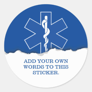 EMT Decal set of 2 Emergency Medical sticker 
