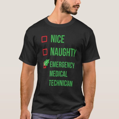 Emergency Medical Technician Funny Pajama Christma T_Shirt