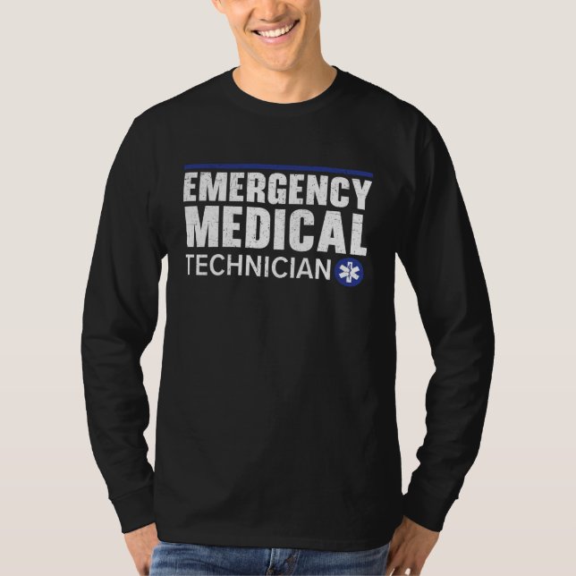 Emergency Medical Technician Healthcare EMT Parame T-Shirt (Front)