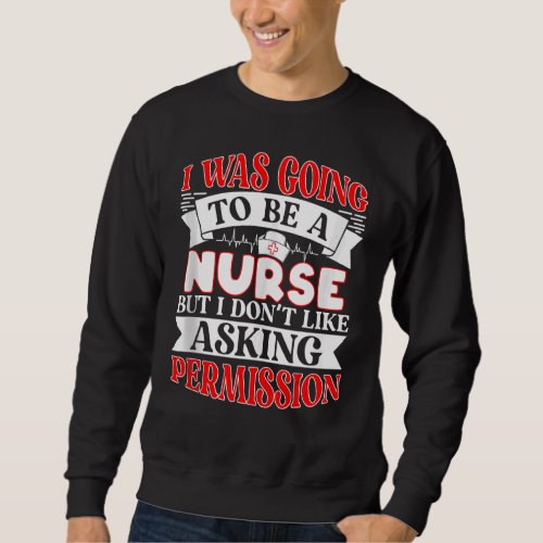Emergency Medical Technician Healthcare Nurses Par Sweatshirt