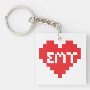 emergency medical technician medic ems emt health keychain