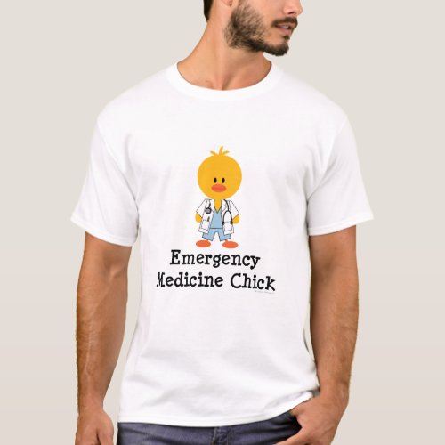 Emergency Medicine Chick Crew Neck T shirt