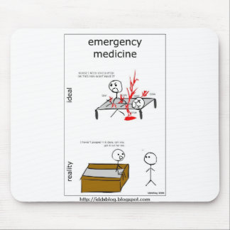 Emergency Medicine Comic Mousepad