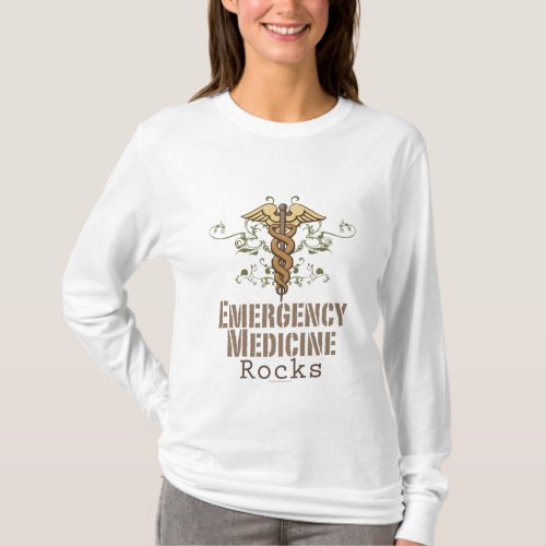 Emergency Medicine Rocks Long Sleeve T shirt