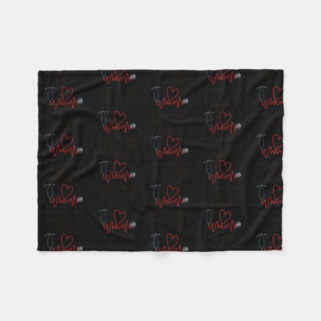 Emergency Nurse Essential Emergency Nursing  Fleece Blanket (Front (Horizontal))