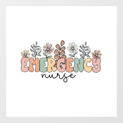 Emergency Nurse  Floor Decals