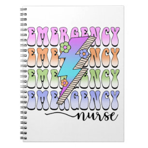 Emergency Nurse lightning Notebook