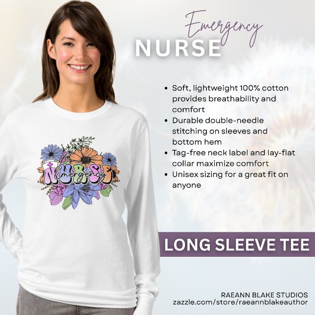 Emergency Nurse Long-Sleeve T-Shirt (Creator Uploaded)