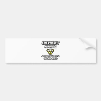 Emergency Nurses...Regular People, Smarter Bumper Sticker