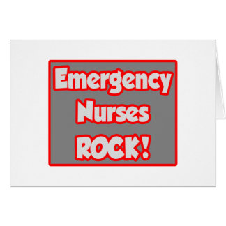 Emergency Nurses Rock! Cards
