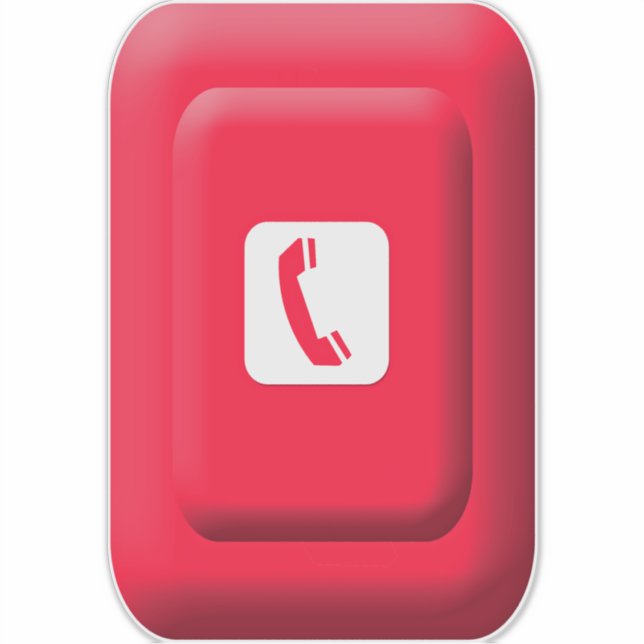 Emergency Phone Prop Sticker (Front)