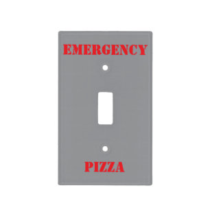 EMERGENCY PIZZA - Light Switch Cover