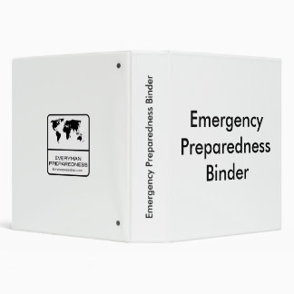 Emergency Preparedness Binder
