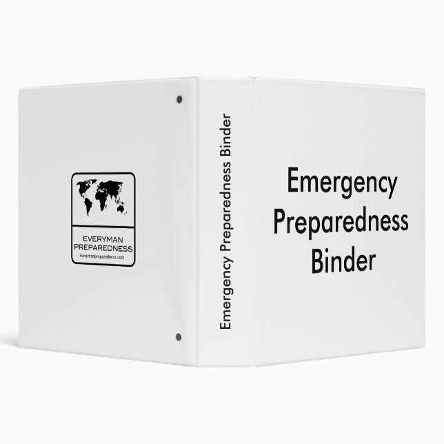 Emergency Preparedness Binder (Background)