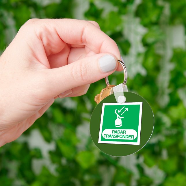 Emergency Radar Transponder Safety Sign Keychain (Creator Uploaded)