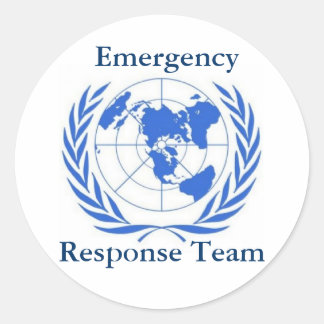 Emergency Response Team Classic Round Sticker