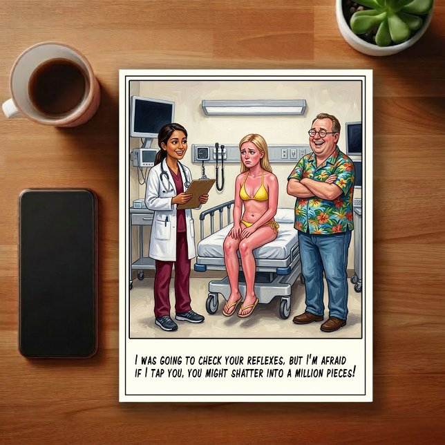 Emergency Room Adventures Cartoon Postcard (Creator Uploaded)