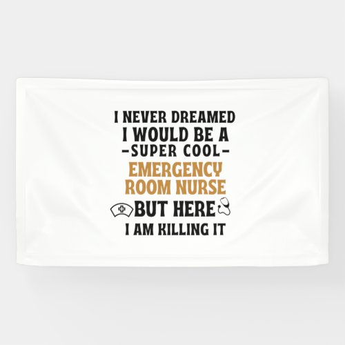 EMERGENCY ROOM NURSE BANNER