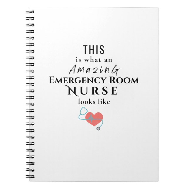 Emergency Room Nurse Notebook (Front)