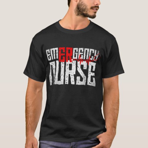 Emergency Room Nurse Shirt Registered Nurse RN LP T_Shirt