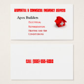 Emergency Service Calls (Front & Back)