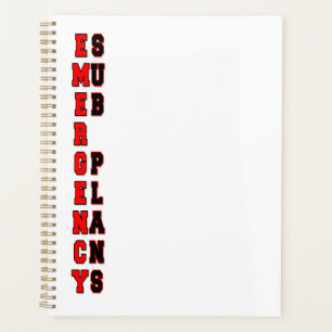 Emergency Sub Plans Planner