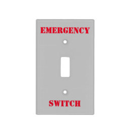 EMERGENCY SWITCH - Light Switch Cover