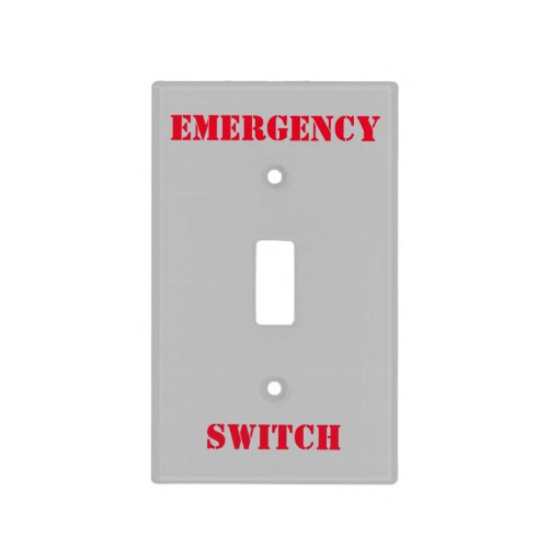 EMERGENCY SWITCH _ Light Switch Cover